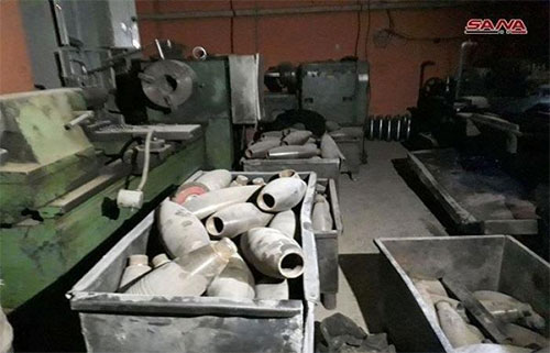 un laboratorio terrorista para fabricar bombas Encuentran un laboratorio terrorista de armas químicas en Duma
